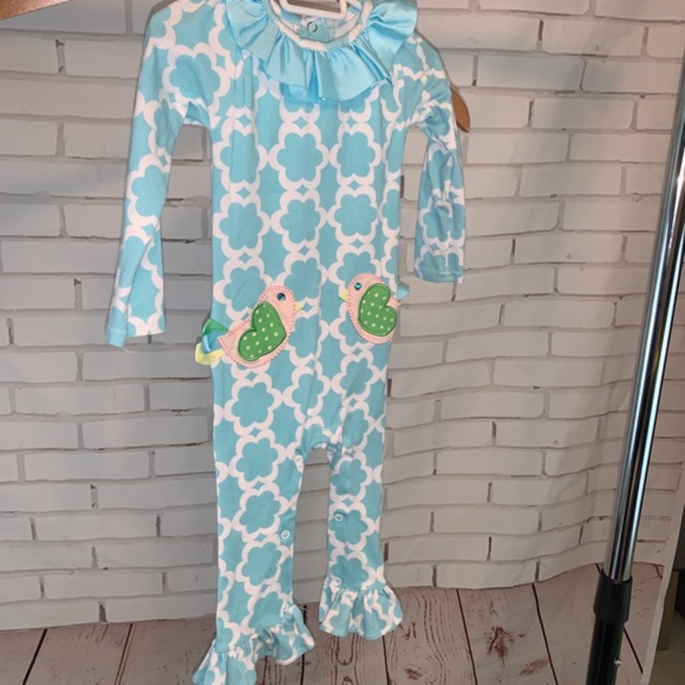 Mud Pie romper - 9-12 months